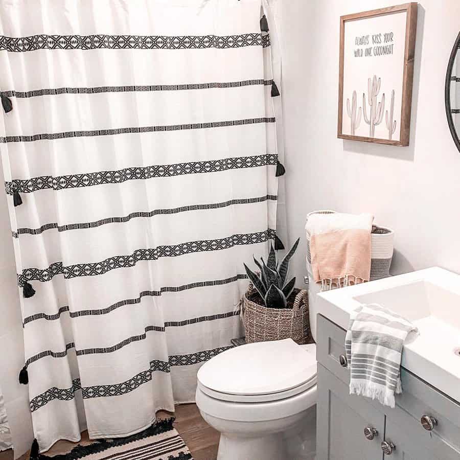 Small apartment bathroom