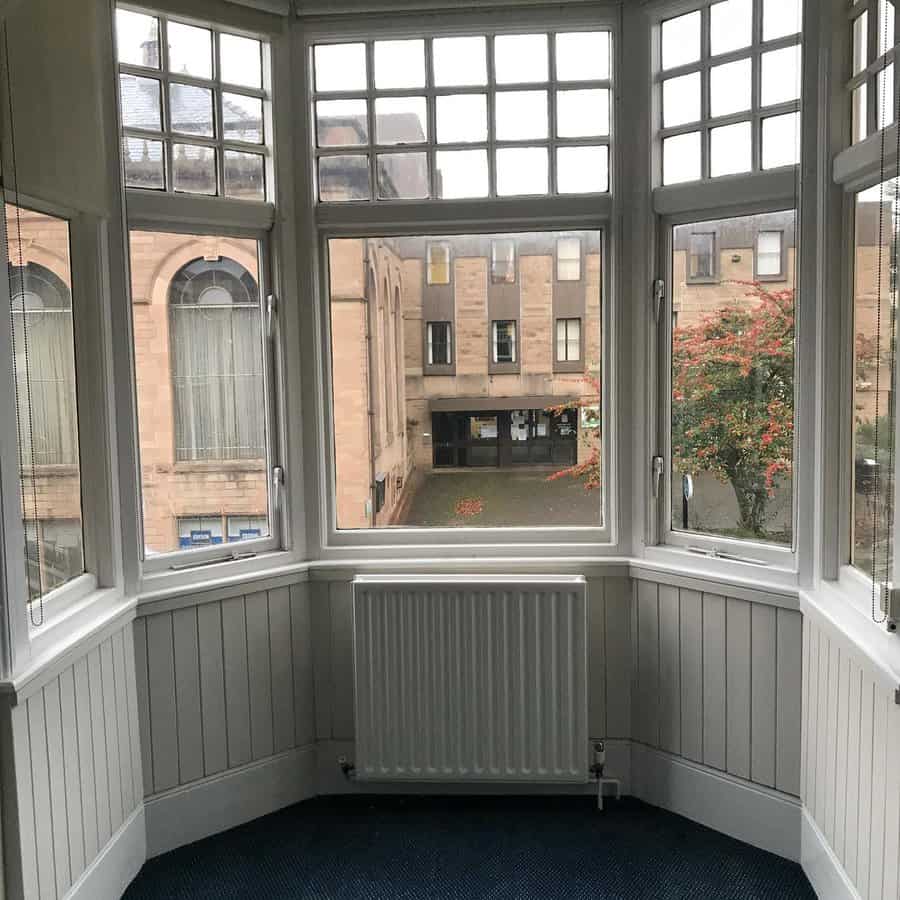 Recessed window trim