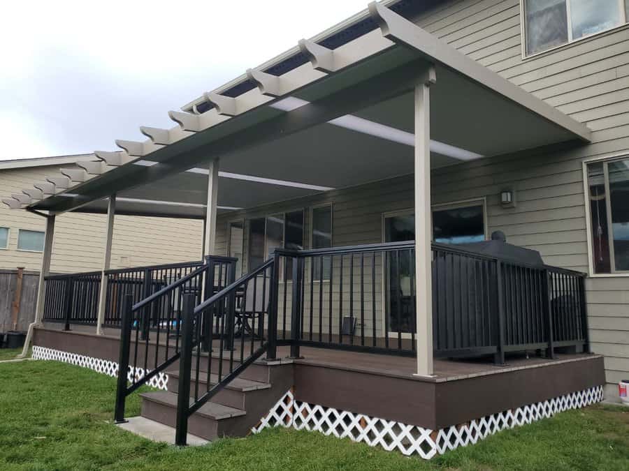 Covered pergola
