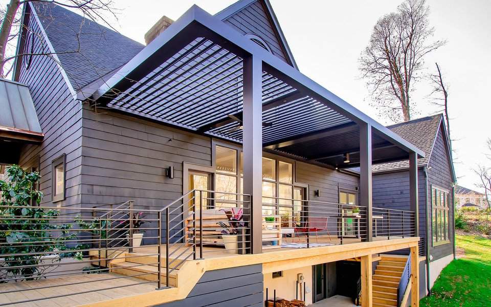 Pergola that match style of home