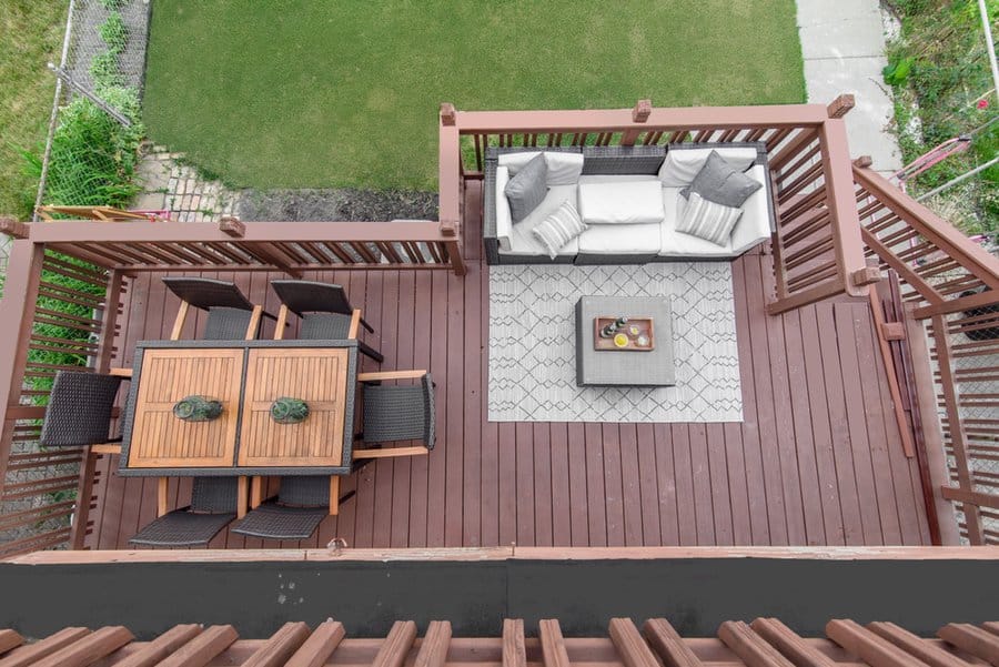 Deck dining set