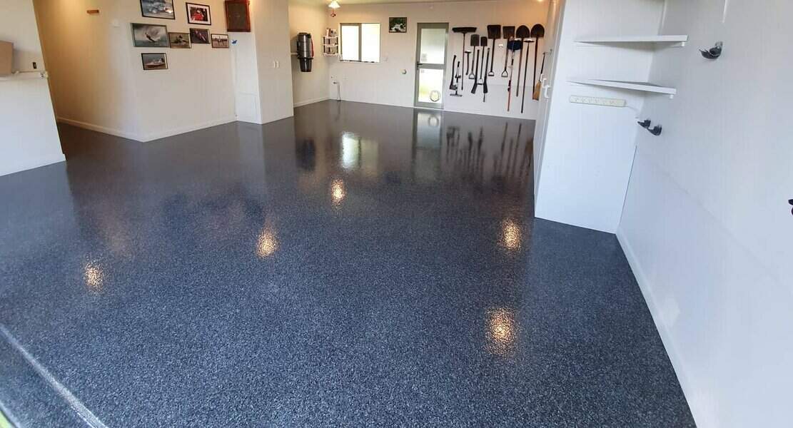 Garage epoxy floor