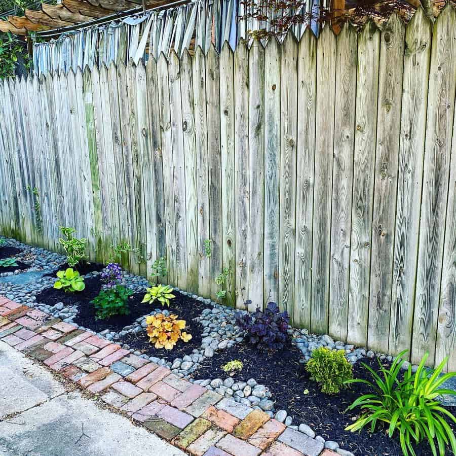 Fencing with landscaping