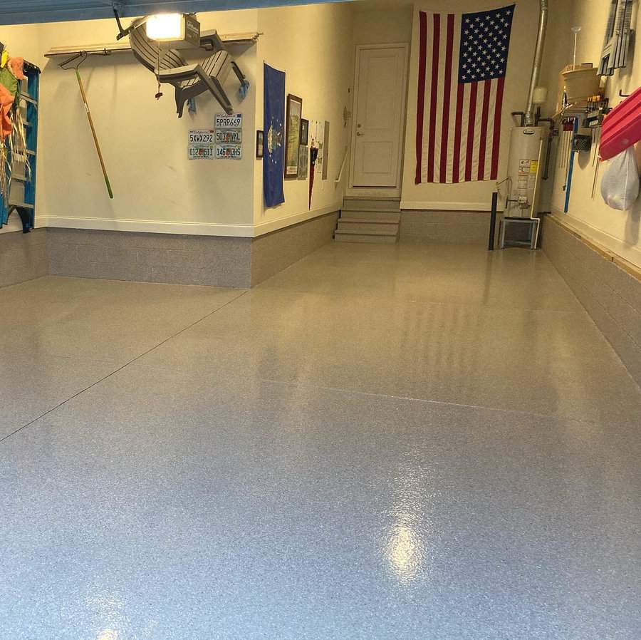 Garage epoxy floor
