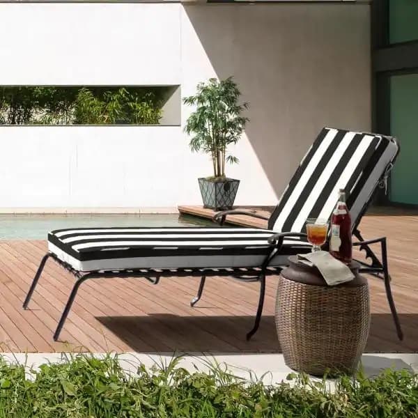 Home Decorators Collection Sunbrella Cabana Classic Chaise Lounge Cushion
