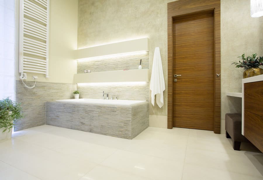 Interior Bathroom Door Ideas 3 Wooden bathroom door