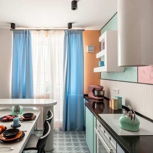 Long Kitchen Curtain Ideas -acmedecor
