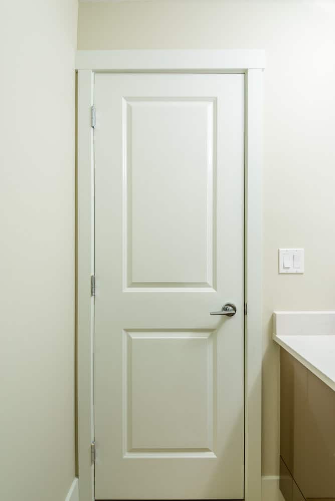 Minimalist Bathroom Door Ideas 2 White bathroom door