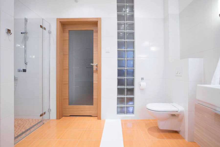 Minimalist Bathroom Door Ideas 6 Wooden bathroom door
