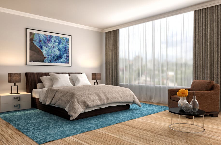 Contemporary curtain design