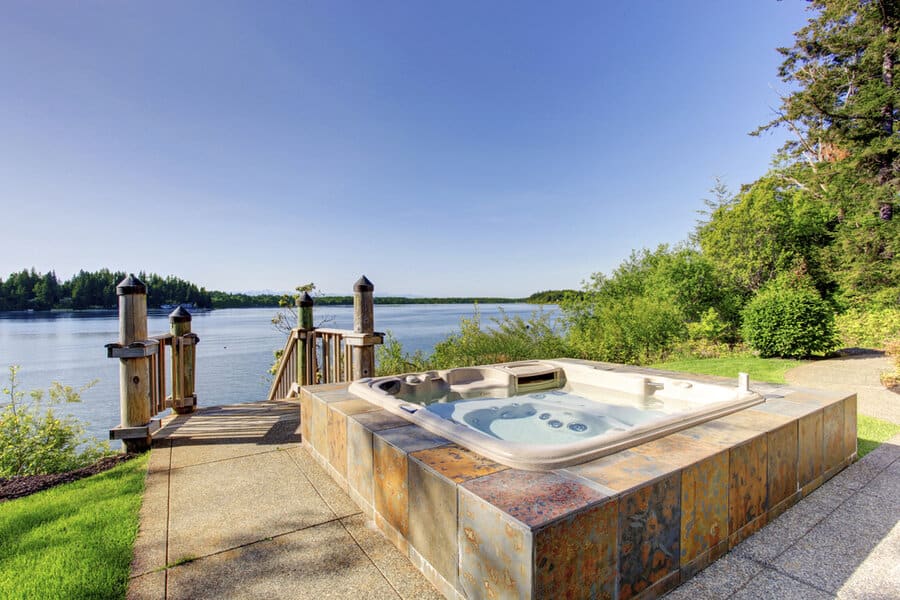 Nature View Hot Tub Deck Ideas 11 Hot tub views
