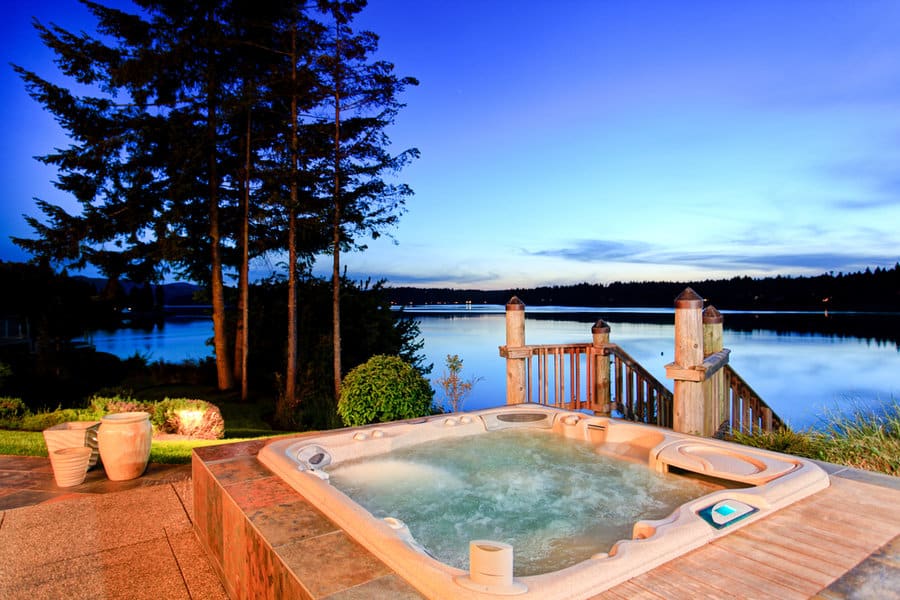 Nature View Hot Tub Deck Ideas 6 Hot tub views