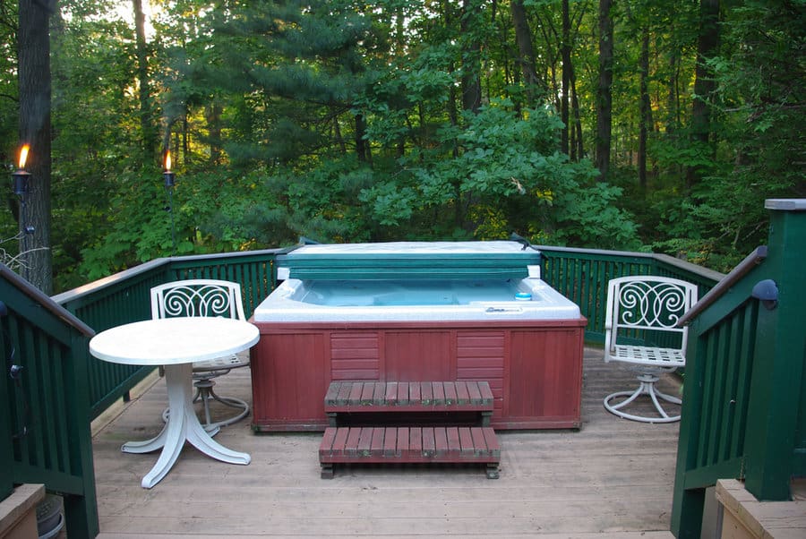 Nature View Hot Tub Deck Ideas 7 Hot tub views