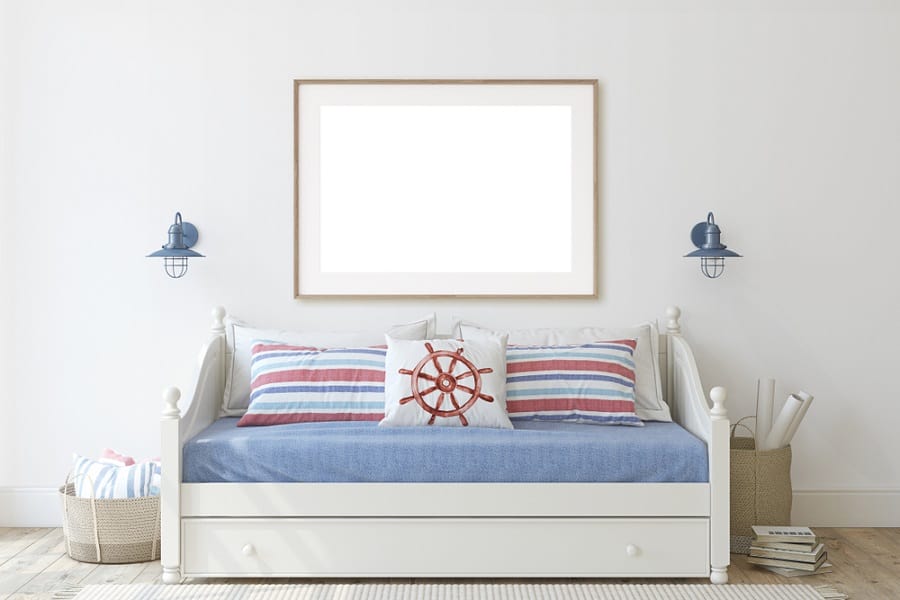 Nautical themed daybed