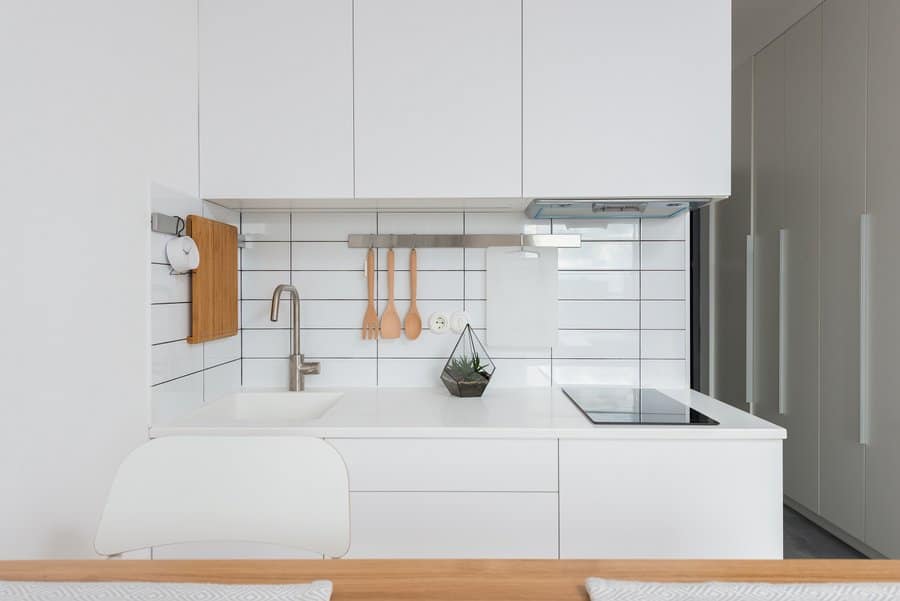 All white kitchen cabinetry