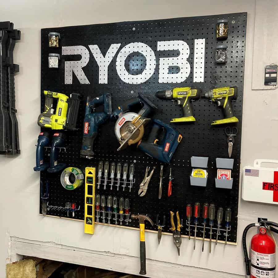 Peg board with micro racks