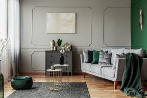What Color Accent Wall Goes With Grey