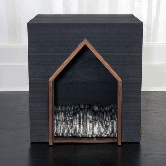 Minimalist indoor dog house