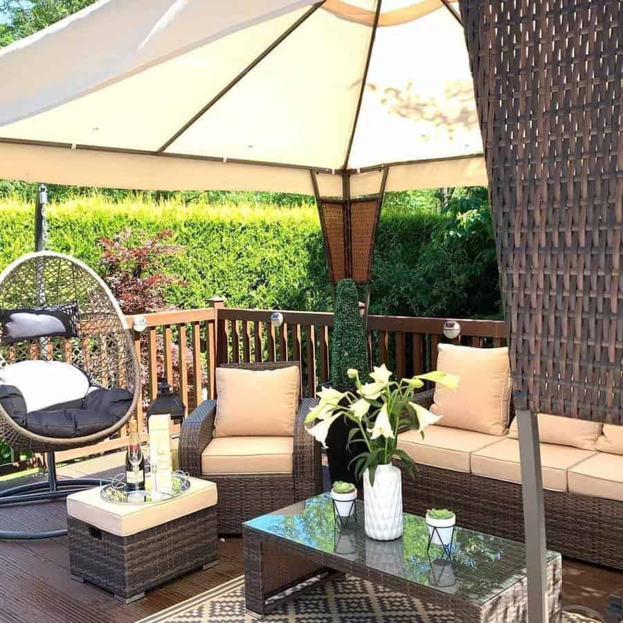 Patio with gazebo